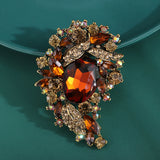 Crystal Glass Brooch Corsage Women's Clothing Accessory