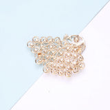 Beaut&Berry Peacock Brooch Lady Brooch Office Gift Wedding Party Festive Brooch
