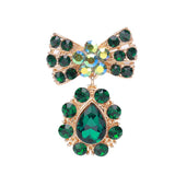 Beaut&Berry Pearl Bow Pendant Ladies Brooch Silver 2 Office Pin