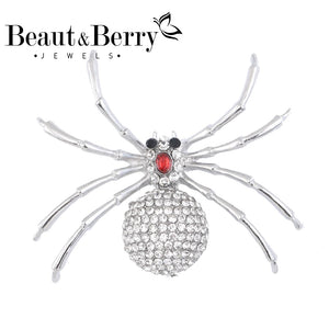 Beaut&Berry Rhindiamone Spider Lady Brooch Gift Pin