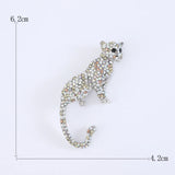 Leopard Rhinestone Brooch for Wedding Party Pin