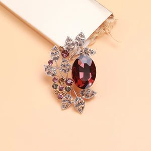 Beaut&Berry Rhinestone Crystal Unisex Brooch Pin