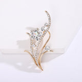 Rhinestone Flower Ladies Brooch Wedding Party Jewelry