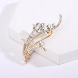 Rhinestone Flower Ladies Brooch Wedding Party Jewelry