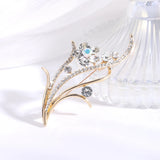 Rhinestone Flower Ladies Brooch Wedding Party Jewelry
