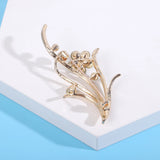 Rhinestone Flower Ladies Brooch Wedding Party Jewelry