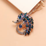 Beaut&Berry Rhinestone Hedgehog Brooch Two Tone Party Brooch