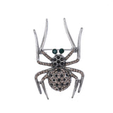 Beaut&Berry Rhinestone Spider Brooch Wedding Party Dress Accessories