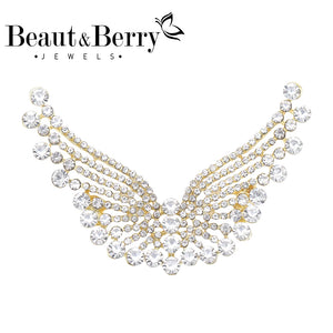 Beaut&Berry Rhinodiamond Wings Lady Brooch And Silver 2