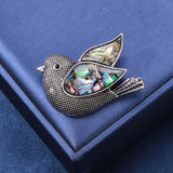 Beaut&Berry Shell Pigeon Brooch Abalone Lady Brooch