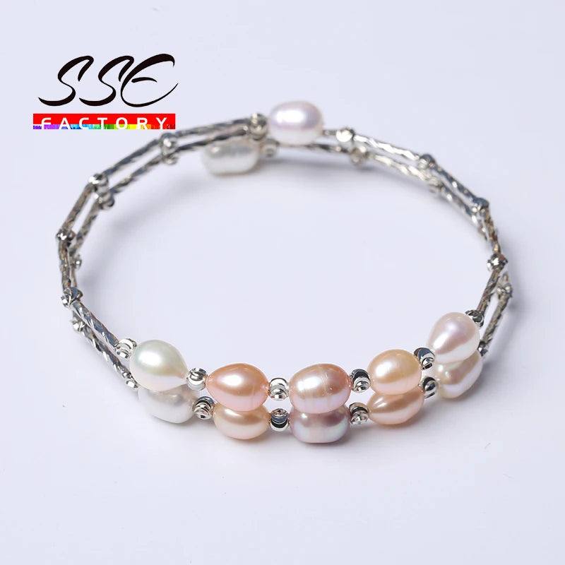 Freshwater Pearl Bracelet for Women Party Charms Jewelry