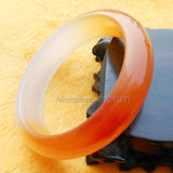 15-18mm Yellow Jade Lucky Bangle Girl's Gift Bangles Jewelry
