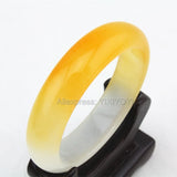 15-18mm Yellow Jade Lucky Bangle Girl's Gift Bangles Jewelry