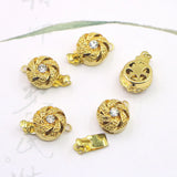 5pcs Sun Shape Necklace Buckle Alloy Accessories for DIY Jewelry
