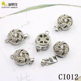 5pcs Sun Shape Necklace Buckle Alloy Accessories for DIY Jewelry