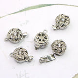 5pcs Sun Shape Necklace Buckle Alloy Accessories for DIY Jewelry