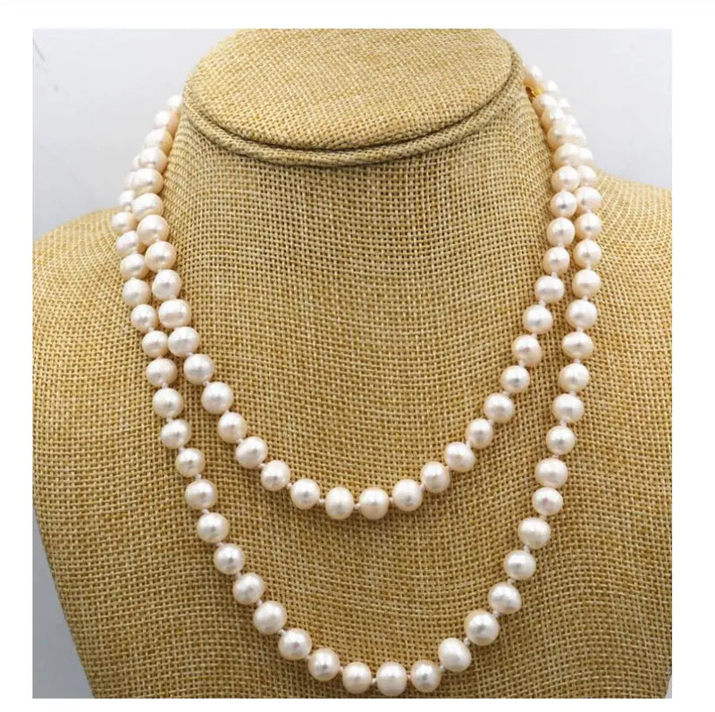 Akoya Freshwater Pearl Necklace 32in