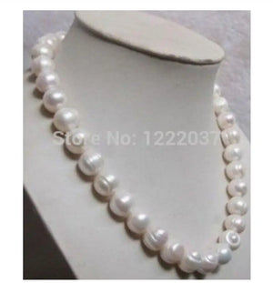 Baroque Pearl Necklace 10MM+Thread Beads