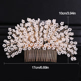 Bridal Hair Accessories Crystal Hair Combs Wedding Hair Clips