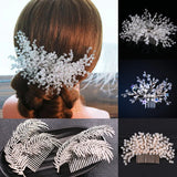 Bridal Hair Accessories Crystal Hair Combs Wedding Hair Clips