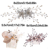 Bridal Hair Accessories Crystal Hair Combs Wedding Hair Clips