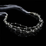 Beaded Crystal Hair Band for Wedding