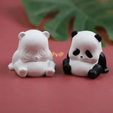 Cute Panda Silicone Resin Mold for Candle Making