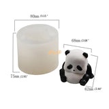 Cute Panda Silicone Resin Mold for Candle Making