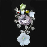 Crystal Rhinestone Flowers Charms Jewelry Making Supplies