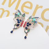 CZ Butterfly Earrings for Wedding, Crystals Earring