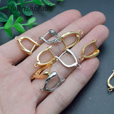 Smooth Nickel Plated Earring Hooks for DIY Jewelry Making 30pcs