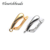 Smooth Nickel Plated Earring Hooks for DIY Jewelry Making 30pcs