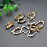 Smooth Nickel Plated Earring Hooks for DIY Jewelry Making 30pcs