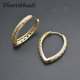 Heart Shape Earring Hoops for Women Classic Jewelry 10pcs/lot