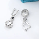 Zircon Tassel Earrings Sterling Silver 925 Jewelry