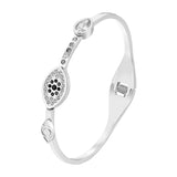 Crystal Woman Bracelet Stainless Steel Bangle