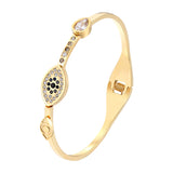 Crystal Woman Bracelet Stainless Steel Bangle