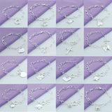 925 Sterling Silver Charm Bracelet Gorgeous Jewelry Silver Chain Women Gift