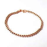 925 Silver Bead Chain Bracelet Women
