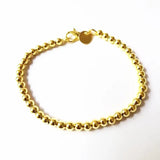 925 Silver Bead Chain Bracelet Women