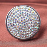 Crystal Stainless Steel Ring for Women