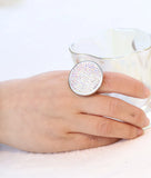 Crystal Stainless Steel Ring for Women