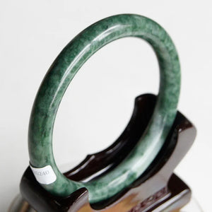 Green Hand-carved Bangle Bracelet 54mm-62mm