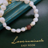 Freshwater Pearl Bracelet Real Natural Pearl Girls Bracelet