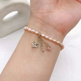 Freshwater Pearl Bracelet For Women Real Natural Pearl Pendant Bracelets