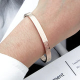 Graphic Bracelet & Bangle Stainless Steel Jewelry Gift For Woman