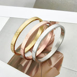 Graphic Bracelet & Bangle Stainless Steel Jewelry Gift For Woman