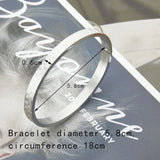 Graphic Bracelet & Bangle Stainless Steel Jewelry Gift For Woman