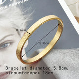 Graphic Bracelet & Bangle Stainless Steel Jewelry Gift For Woman