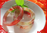 Red Jadeite Bangle 1PCS 58-60mm